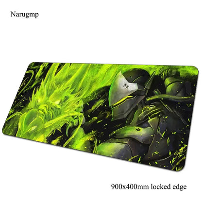 Tappetino mouse Overwatch regalo di compleanno, tappetino per computer 900x400x3mm, mousepad gaming grande, tappetino per mouse e tastiera per giochi PC gamer da scrivania
