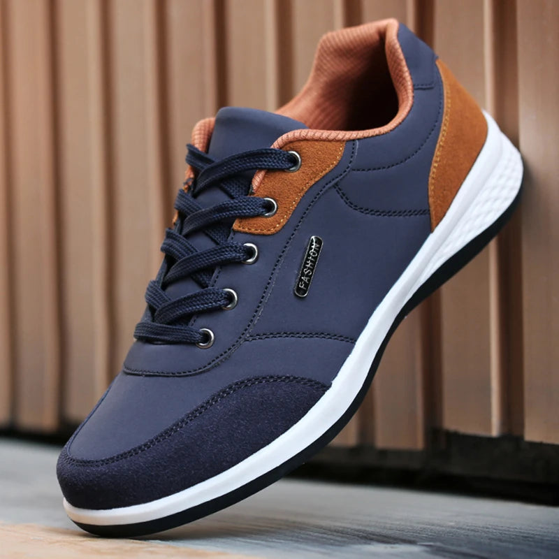 Pantofi din piele pentru bărbați Balan – Adidași la modă, pantofi sport, adidași respirabili pentru bărbați, încălțăminte antiderapantă, pantofi de vacanță pentru bărbați