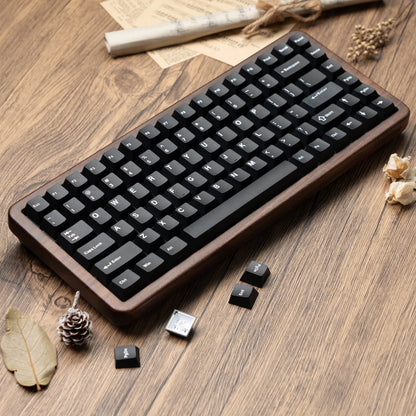 Womier WD75 QMK/VIA Wooden Gaming Keyboard 8000mAh Tri-Mode Wireless Mechanical Custom RGB Hot Swappable Keyboard