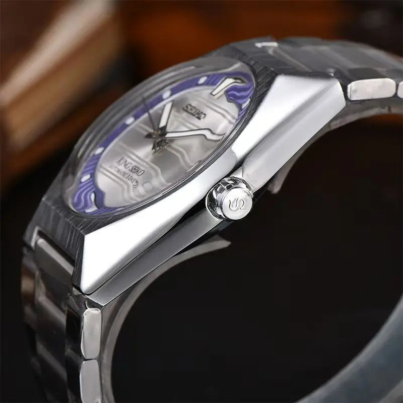 Novo relógio mecânico automático Seiko 2026 para homem e mulher, estilo business e lazer, com calendário, iluminação noturna, impermeável, para casal