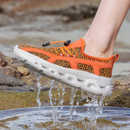 Hombres, mujeres, zapatillas de vadeo de secado rápido, transpirables, AquaIn Upstream, antideslizantes, para deportes al aire libre, resistentes al desgaste, zapatillas de playa, tallas 39-46