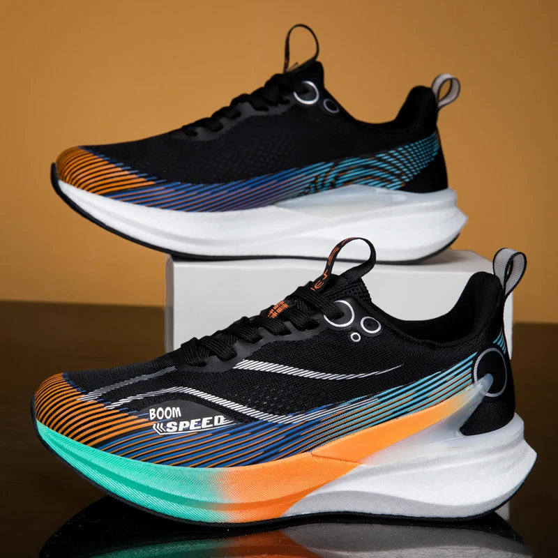 2025 Men's and Women's Professional Carbon Plate Marathon Running Shoes Shock Absorption Ultra-light Stable Support Sports Shoes