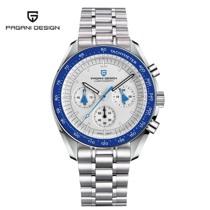 PAGANI DESIGN AK Project Mars Men's Watches Top Luxury Quartz Watch For Men AR Sapphire Speed Sport Chronograph Automatic Date