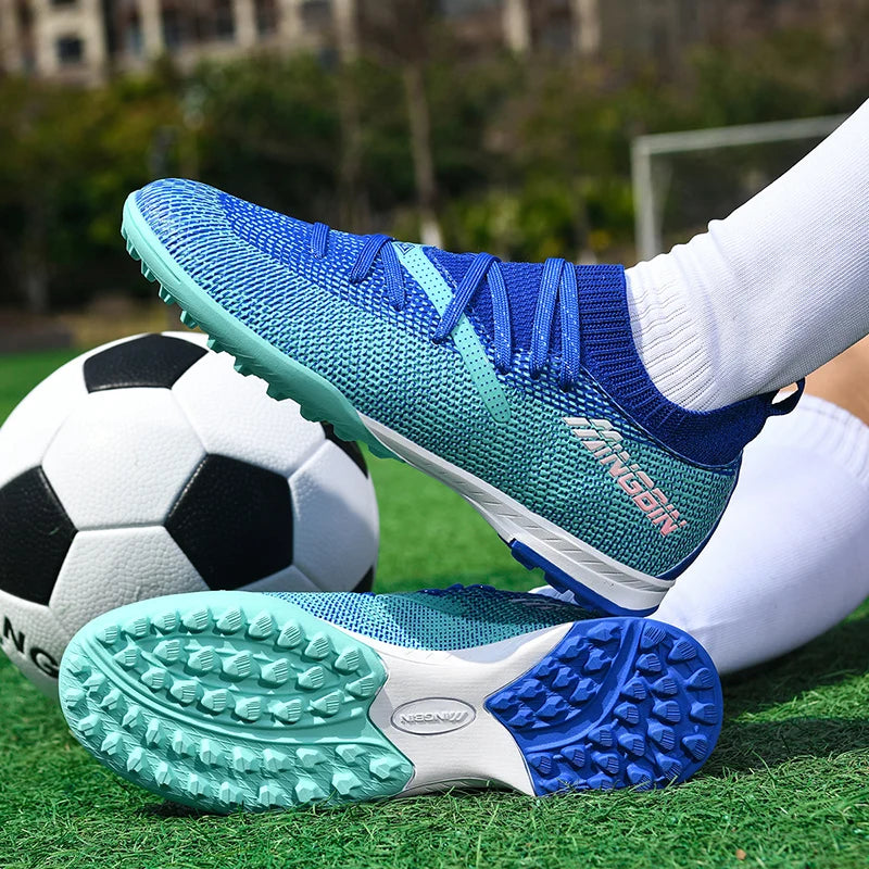 Moški nogometni čevlji Profesionalni nogometni čevlji Športni čevlji za futsal Ženski Unisex Ultralahki Visokokakovostni TF/FG športni čevlji
