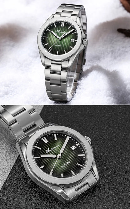 ADDIESDIVE Luxury Men's Automatic Watch Sapphire Glass Japan 8215 Mechanical Watch BGW9 Super Luminous Men Analog Watches AD2533
