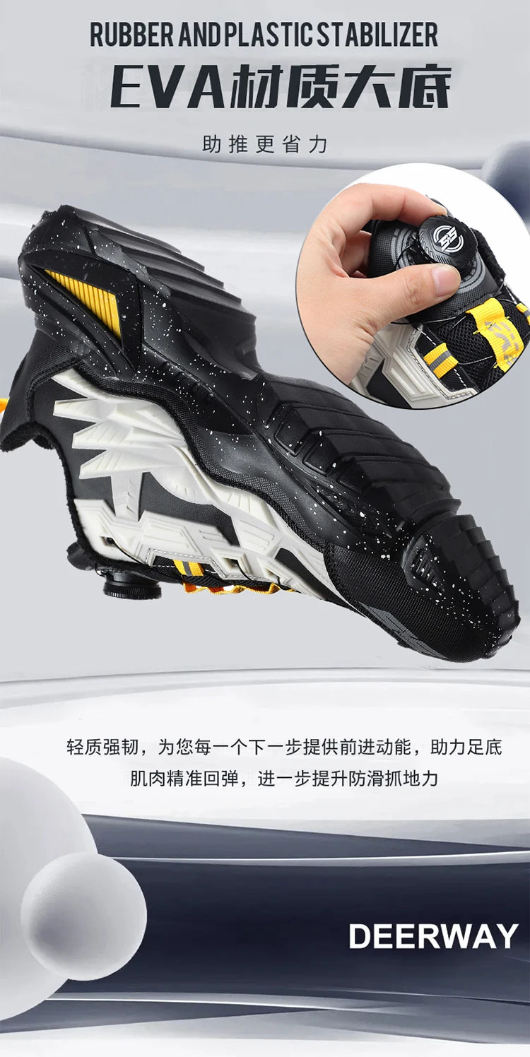Herrenstiefel Neue Winterschuhe Warme Herrenschuhe Wasserdicht Rutschfest Plüsch-Sneaker Herren-Tennisschuhe Stiefel Herren-Sneaker Winter