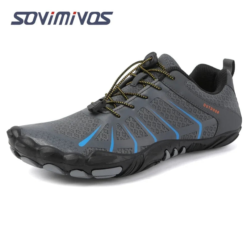 Men's Trail Running Shoes, Lightweight Athletic Zero Drop Barefoot Shoes Non Slip Outdoor Walking Minimalist Shoes for Women