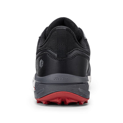 FitVille Chaussures de golf larges pour hommes, imperméables, athlétiques, décontractées, professionnelles, antidérapantes, sans crampons, avec soutien de la voûte plantaire