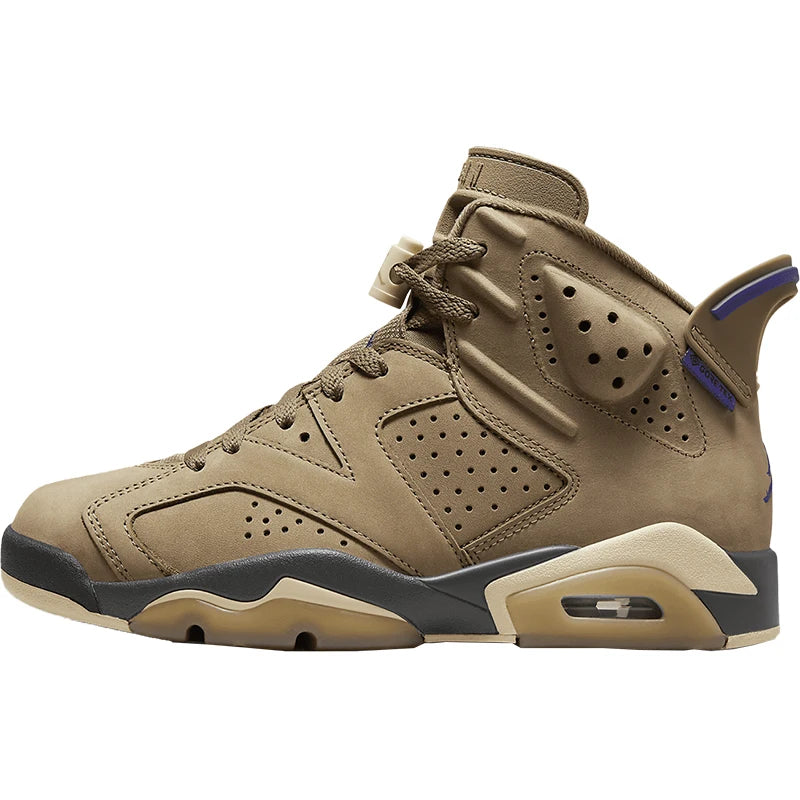 Nike genuine Air Jordan 6 Women's Retro High-Top Basketball Shoes FD1643-300