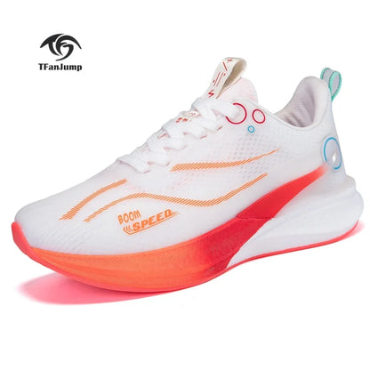 2025 Men's and Women's Professional Carbon Plate Marathon Running Shoes Shock Absorption Ultra-light Stable Support Sports Shoes