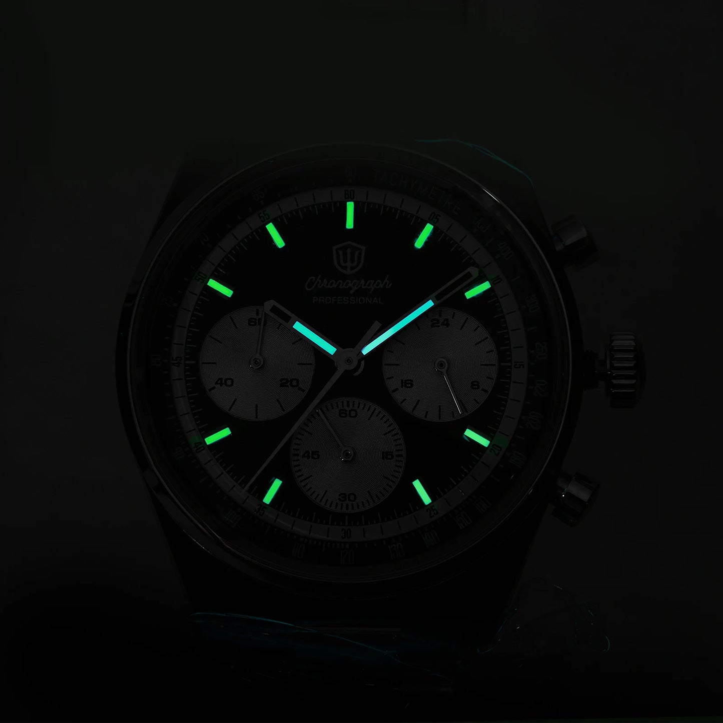 Watchdives Premier WD0526 Men Watch VK63 Mecha Chronograph Quartz Watches Sapphire Waterproof 316L Stainless Steel Wristwatch