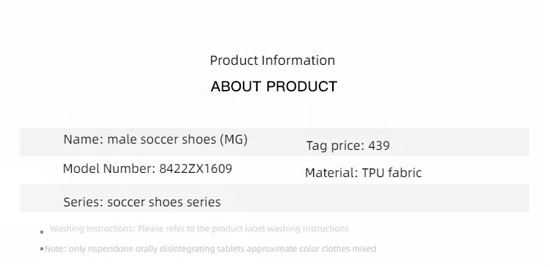 Kelme Soccer Shoes Men's Marauding Mid-Range MG Adult Game Short Spikes Professional Training Human Grass Football Shoes
