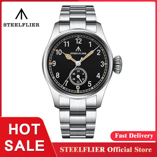Relógio de Pulso de Quartzo de Luxo STEELFLIER Official SF746, Luminoso Suíço, Movimento Silencioso VH60, 20Bar, Impermeável, Multi-Fuso Horário
