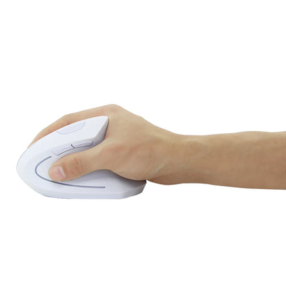 Nuevo ratón vertical inalámbrico 2.4GHz con DPI ajustable, óptico, ergonómico para la muñeca, con retroiluminación gaming, para portátil, tablet, Mac e iPad