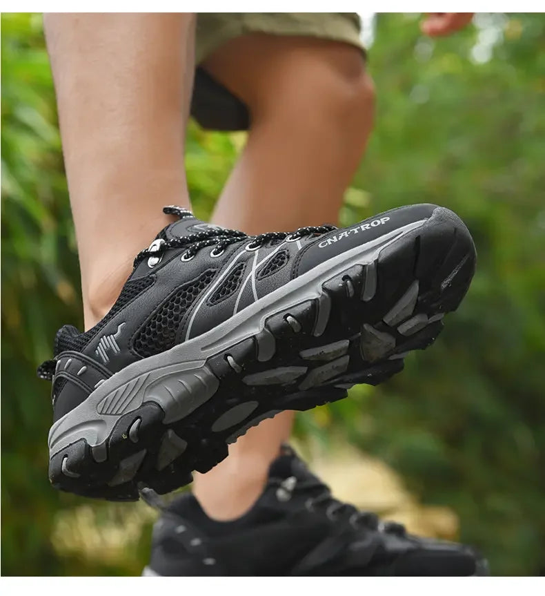 Men's Hiking Shoes Breathable Mesh Sports Single Shoes Summer Outdoor Wear-resistant  Hiking and Hunting Tactical Sports Shoes