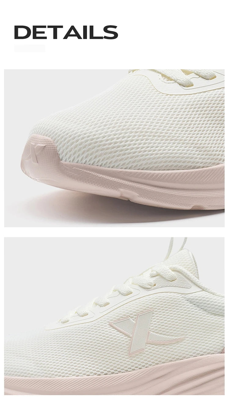 Xtep Women's Running Shoes 2025 Summer New Durable Lightweight Casual Shock-Absorbing Breathable Mesh Sneakers 875418110054