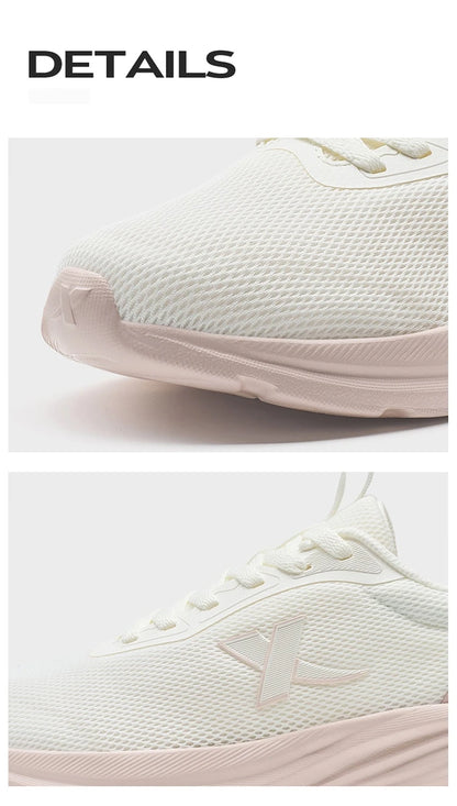Xtep Women's Running Shoes 2025 Summer New Durable Lightweight Casual Shock-Absorbing Breathable Mesh Sneakers 875418110054