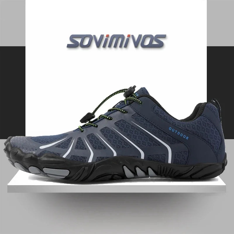 Men's Trail Running Shoes, Lightweight Athletic Zero Drop Barefoot Shoes Non Slip Outdoor Walking Minimalist Shoes for Women