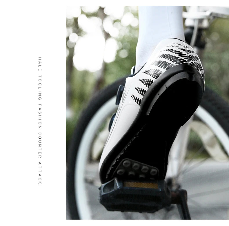 New Men’s and Women’s Bicycle Shoes Outdoor Cycling Shoes with Three Functional Soles Professional Training Shoes