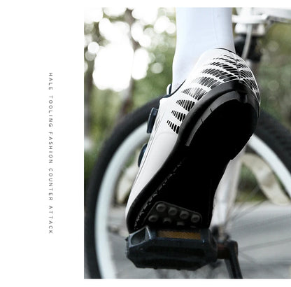 New Men’s and Women’s Bicycle Shoes Outdoor Cycling Shoes with Three Functional Soles Professional Training Shoes