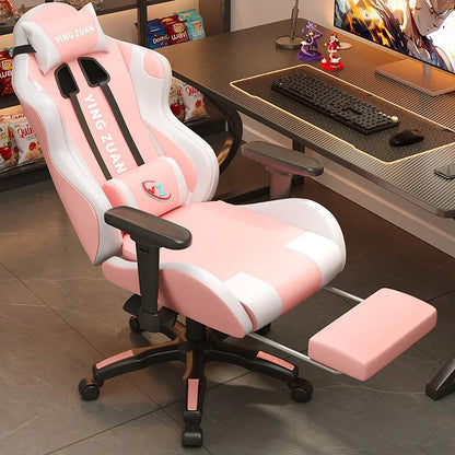 AOLIVIYA Modern Light Ergonomic Gaming Computer Chair Reclining For College Students Men Dormitory Home Office Study Room Seat