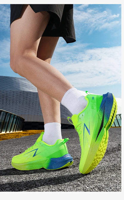 Marathon Men Running Shoes Sports Speciality Breathable Lightweight Women's Athletic Nonskid Carbon Board Comfortable Sneakers