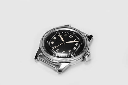 RDUNAE RA05 Vintage Military Watch 2035 Movement Quartz K1 Mineral Glass Crystal Stainless Steel Luminous Waterproof Men's Watches