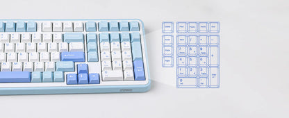 EPOMAKER TH99/TH99 Plus 96% QWERTY ANSI Wired/Bluetooth 5.0/2.4GHz Wireless Hot-Swap Gasket Mechanical Keyboard with Numpad