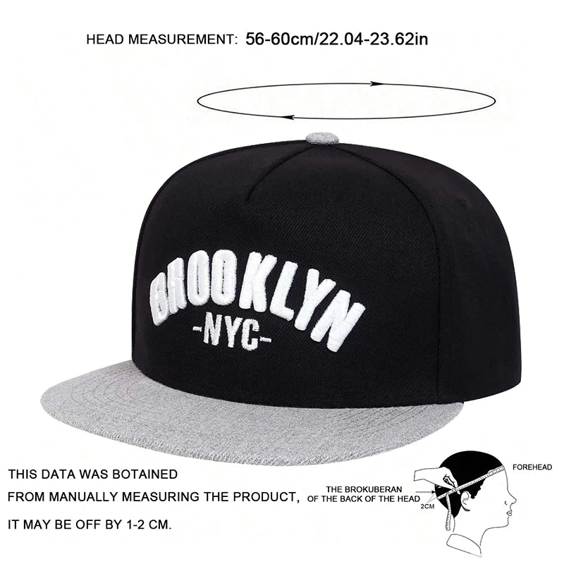 BROOKLYN letter embroidered snapback cap men fashion cotton% hat adjusted outdoor sport leisure hats hip hop baseball caps