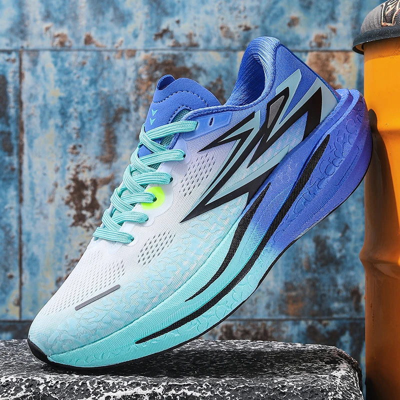 Men's Sports Running Shoes, Casual Marathon, Lightweight, Comfortable Women's Athletic Non-Slip Walking Sneakers, Outdoor Couple Shoes