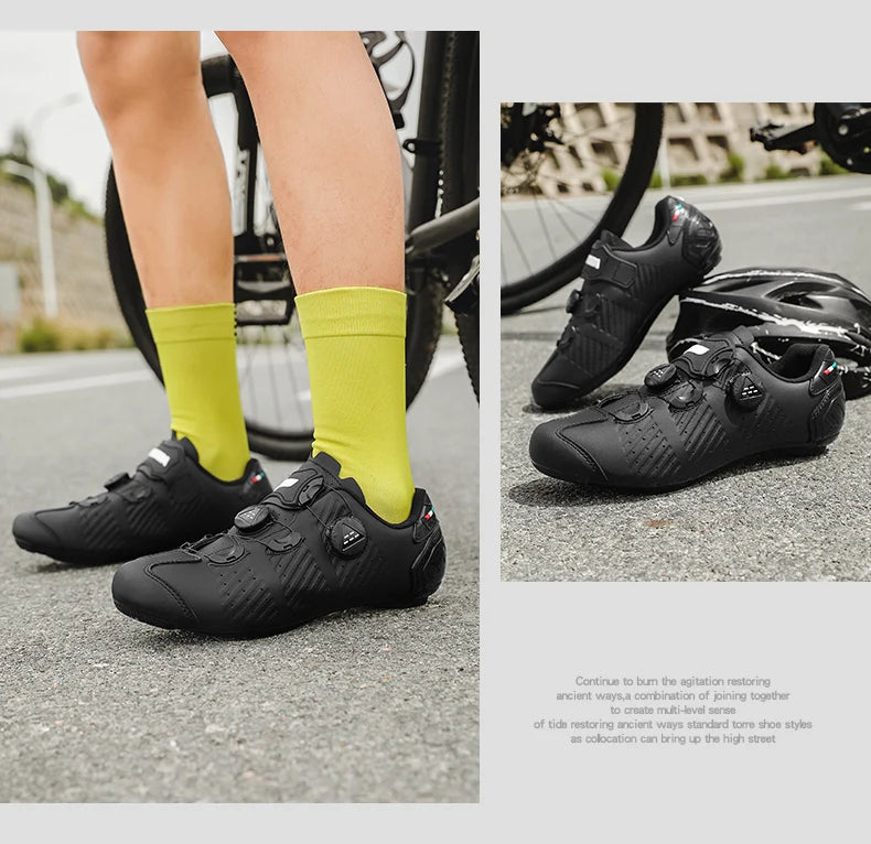 Pantofi de ciclism pentru șosea, pantofi de ciclism pentru mountain bike, respirabili și rezistenți la uzură, pantofi profesioniști cu sistem de blocare, pentru bărbați sau femei