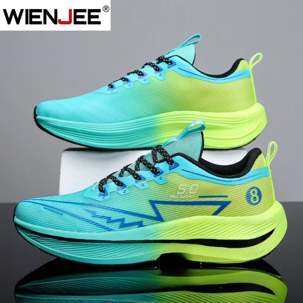 Men's Sports Running Shoes, Casual Marathon, Lightweight, Comfortable Women's Athletic Non-Slip Walking Sneakers, Outdoor Couple Shoes
