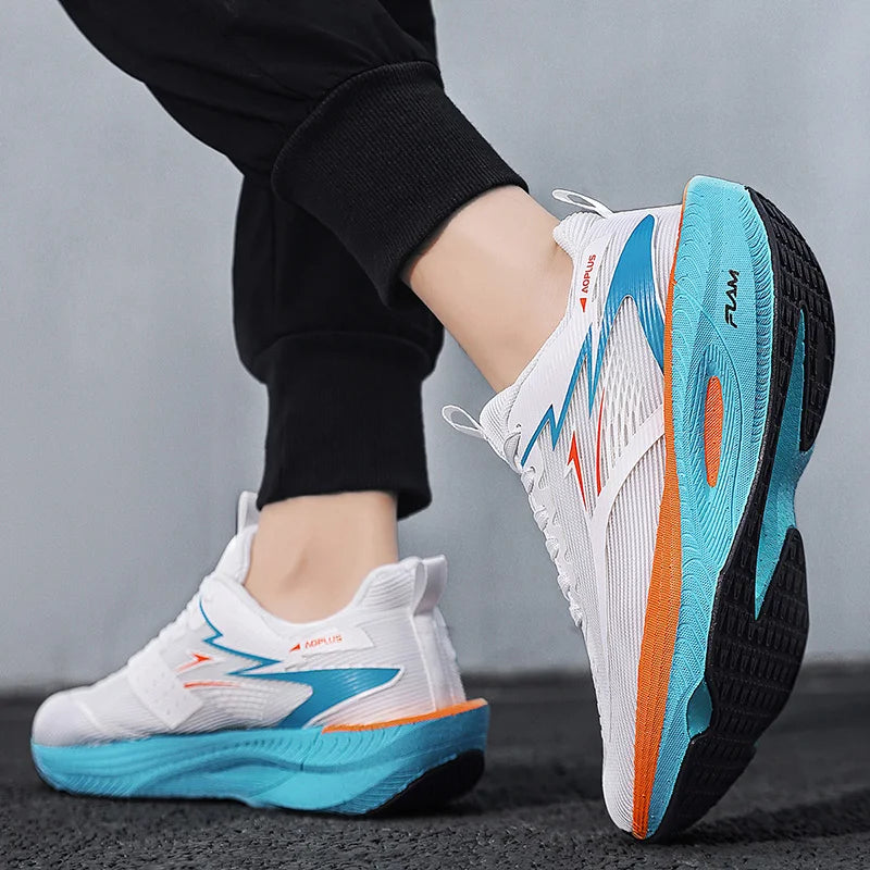 Unisex Sports Shoes Carbon Plate Walking Running Sneakers Shock-Absorbing Marathon Racing Athletics Training for Men & Women