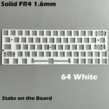 Hot-Swap 64RGB Mechainical Keyboard Custom PCB Compatibal With GH60 Wooting 60he RAKK PCB Kit optional