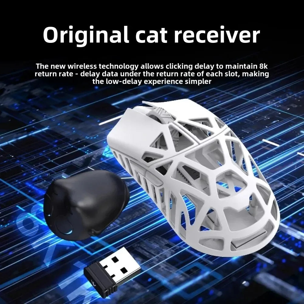 WLMOUSE Beast X Pro Magnesium alloy lightweight wireless e-sports gaming mouse 750IPS 8K PAW3950HS 30000DPI without backlight
