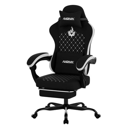 Gaming Chair High Back Ergonomic Computer Chair With Footrest Reclining Adult Comfortable Office Chair 