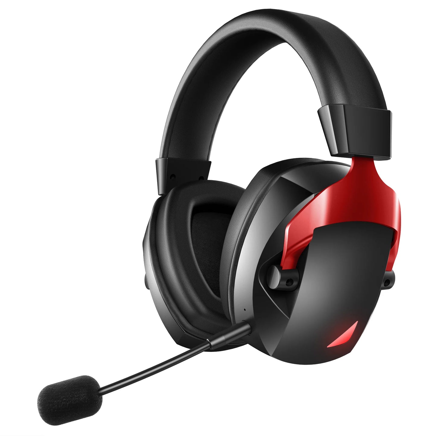 Auscultadores Gaming com Microfone Destacável com Cancelamento de Ruído – 3 Modos: Bluetooth 5.3 Sem Fios, 2.4G USB e Ligação com Fio 3.5mm, com Drivers de 50mm