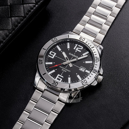 Casio Watch For Men Stainless Steel Bracelet Business styles  relogio masculino MTP-VD01D