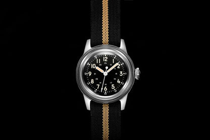 RDUNAE RA05 Vintage Military Watch 2035 Movement Quartz K1 Mineral Glass Crystal Stainless Steel Luminous Waterproof Men's Watches