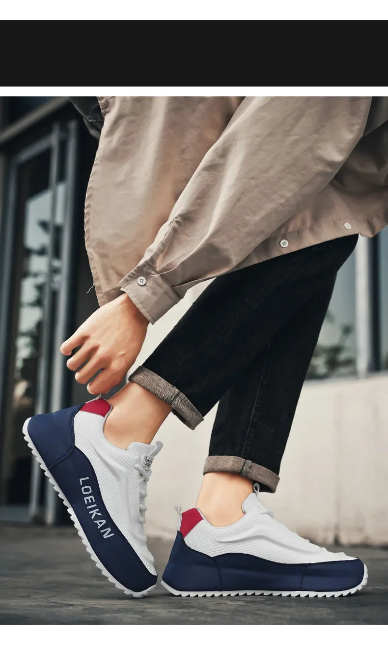 Pantofi de alergare și plimbare pentru bărbați, pantofi casual ușori de tenis, adidași sportivi, adidași respirabili, mărime mare 47