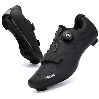 Professional New Sneakers Men Ultralight Double Buckle Cycling Shoes MTB Luminous Road Bike Shoes