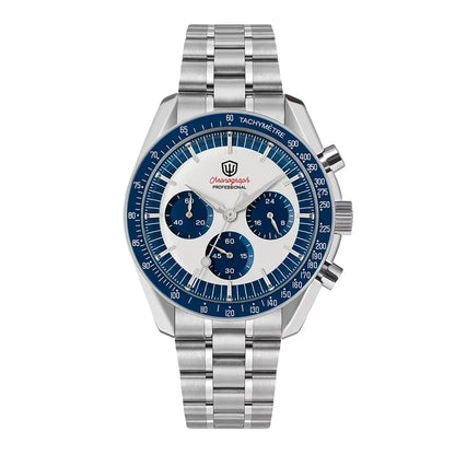 Watchdives New Wd1863 Quartz Men's Watch VK63 Chronograph Bubble Sapphire Waterproof 39Mm Steel Top Brand Luxury Business Watch
