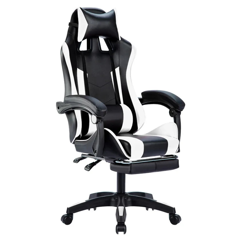 Drehbare Gaming-Rennstühle ab Werk für Gamer mit Fußstütze