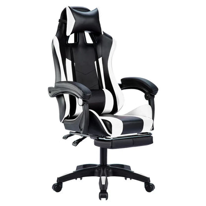 Drehbare Gaming-Rennstühle ab Werk für Gamer mit Fußstütze