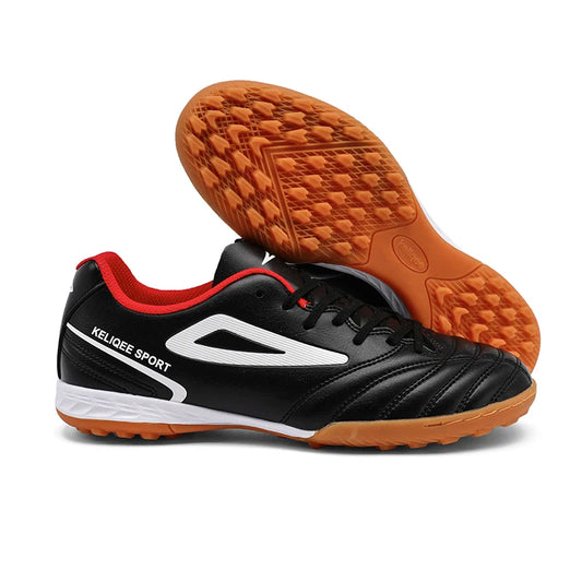 Hot Sale Best-selling Unisex Youth Football Boots Turf Cleats Anti-slip Breathable Leather Upper Lightweight Durable Soccer Training Shoes