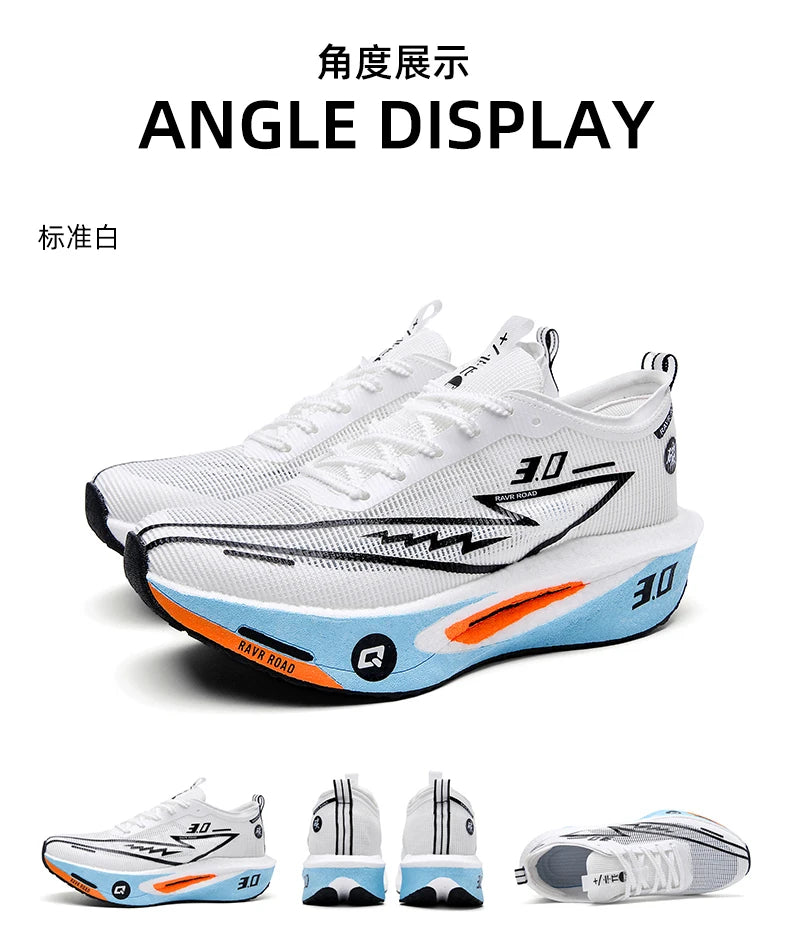 Running Shoes Speciality Men Marathon Sports Carbon Board Breathable Ultralight Women Comfy Athletic Cushion Stability Sneakers