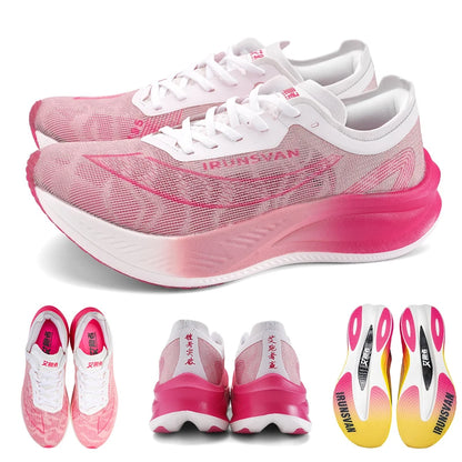 IRUNSVAN Scarpe da maratona leggere da uomo, scarpe da corsa, scarpe sportive traspiranti, scarpe casual comode, scarpe da allenamento atletico, unisex