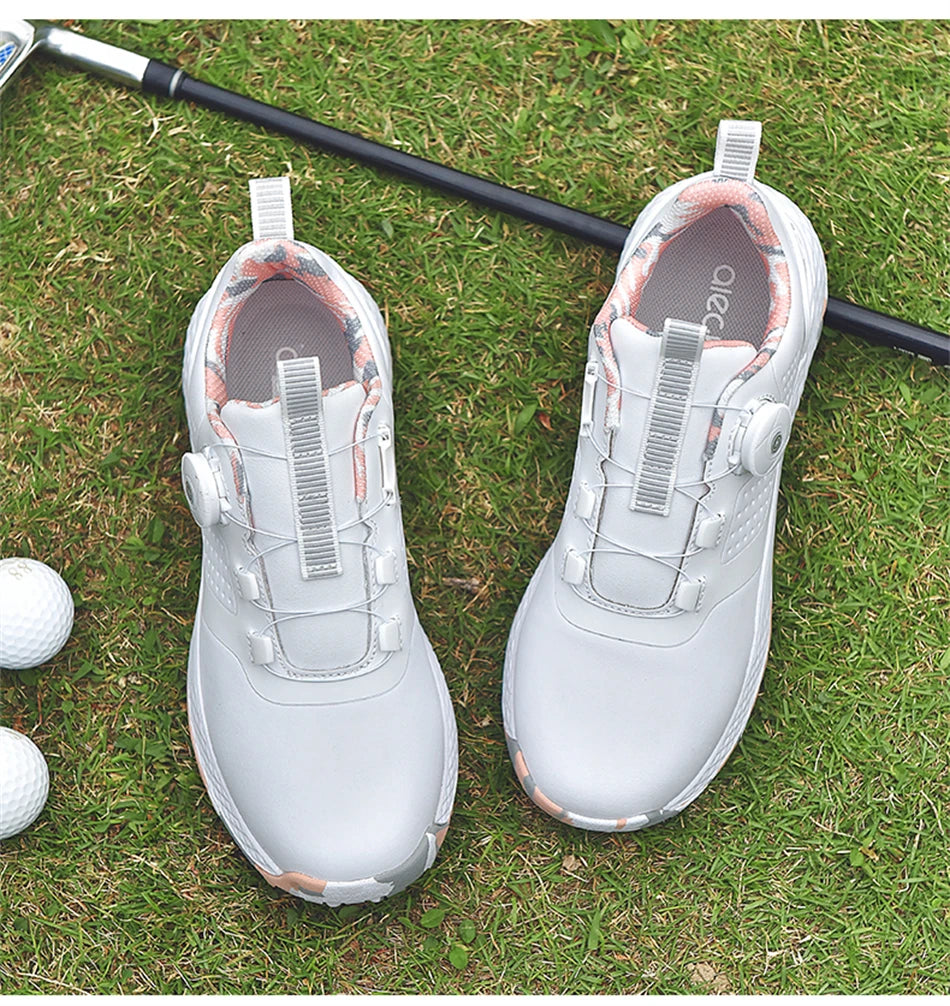 Vodoodporni golfski čevlji Unisex Zunanji protizdrsni golfski superge Moški Luksuzna udobna obutev za golfiste Ženski čevlji za hojo