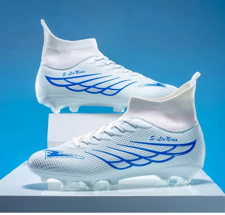 Nouvelles chaussures de football pour hommes, chaussures de sport pour terrain gazonné, chaussures de football pour matchs en plein air, chaussures d'entraînement professionnelles antidérapantes, chaussures ultralégère