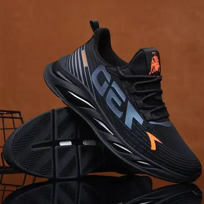 Men’s Shoes New Summer Breathable Mesh Tide Brand Sports Leisure Running Lightweight Red Boom Fashion Shoes